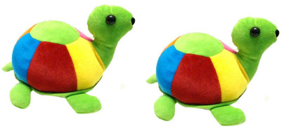

Tajpur Traders Tortoise Soft Toy Set Of 2 - 7 inch(Multicolor)
