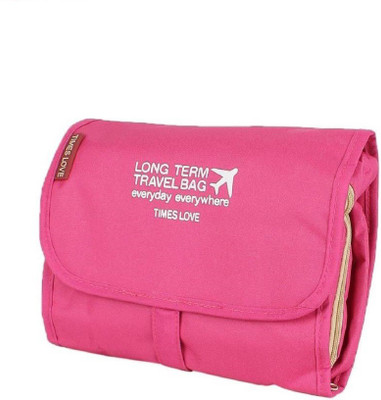

Xeekart Long Term Multipurpose Hanging Toiletry Travel Bag Organizer-Green Travel Toiletry Kit(Pink)