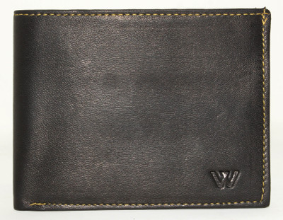 

Wildland Men Black Genuine Leather Wallet(3 Card Slots)