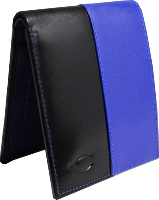 

WILD ZARZA LONDON Men Blue Genuine Leather Wallet(6 Card Slots)