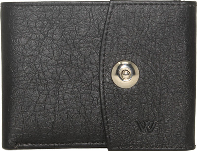 

Wildland Men Black Artificial Leather Wallet(6 Card Slots)