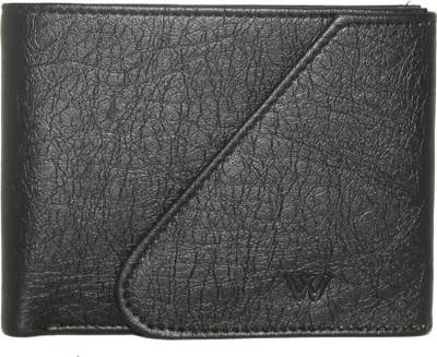 

Wildland Men Black Artificial Leather Wallet(5 Card Slots)