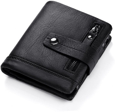 

SPL Men Casual, Formal Black Genuine Leather Wallet(13 Card Slots)