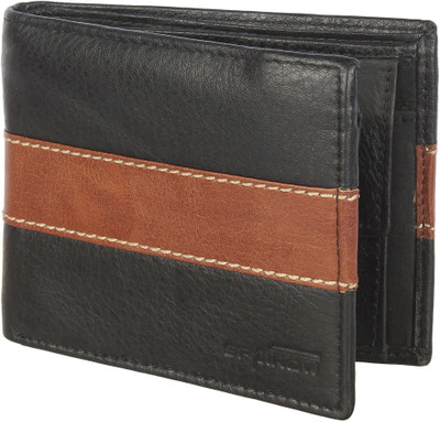 

Spairow Men Black Genuine Leather Wallet(6 Card Slots)