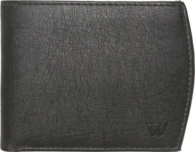 

Wildland Men Black Artificial Leather Wallet(3 Card Slots)