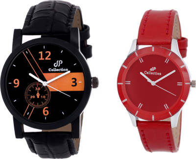 

DP COLLECTION Dp Coll-0035-Bl-RD RED-BLACK RACE Watch - For Men & Women