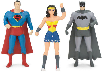

NJ Croce Justice League Mini 3-Pack Bendable Figure Set(Multicolor)