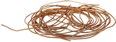 

GOELX Zardosi Spring for Bangles/Jewellery Making/Embroidery/Scrap booking, Card Making/Decoration & Crafts.Pack of 10 mtrs - Bronze