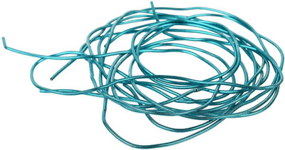 

GOELX Zardozi Spring for Bangles/Jewellery Making/Scrap booking, Card Making/Decoration & Crafts.Pack of 5 mtrs - Turquoise Blue