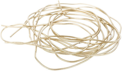 

GOELX Zardozi Spring for Bangles/Jewellery Making/Embroidery/Scrap booking, Card Making/Decoration & Crafts.Pack of 5 mtrs - Cream