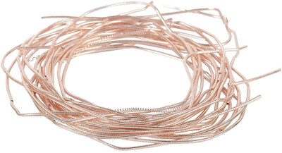 

GOELX Zardozi Spring for Bangles/Jewellery Making/Embroidery/Scrap booking, Card Making/Decoration & Crafts.Pack of 5 mtrs - Peach