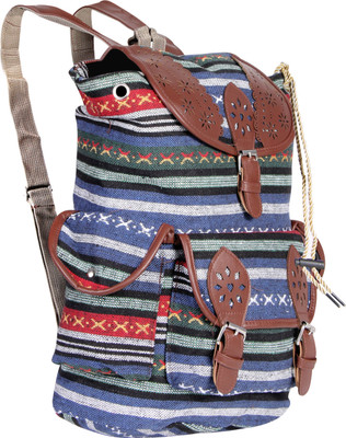 

king panda multicolour24 15 L Backpack(Multicolor, Brown), Brown;orange;red