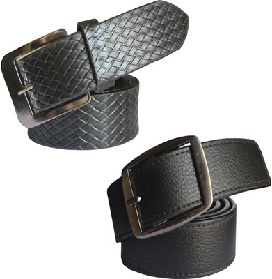 

Sun Shopping Men Formal Black Synthetic Belt