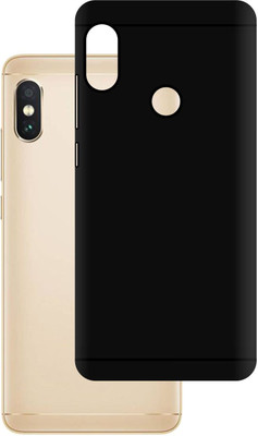 CASE CREATION Back Cover for Mi Redmi Note 5 Pro(Black, Grip Case, Silicon, Pack of: 1)