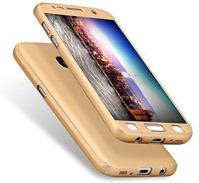 Johra Front & Back Case for Motorola Moto E3 Power(Gold, Dual Protection)