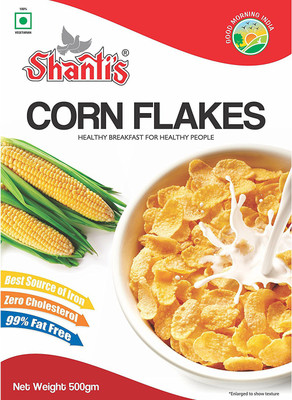 

shanti's Corn Flakes, 500 Grams(500 g, Box)