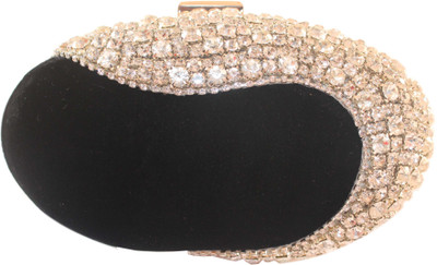 cosmo jewels Party Black, Silver Clutch