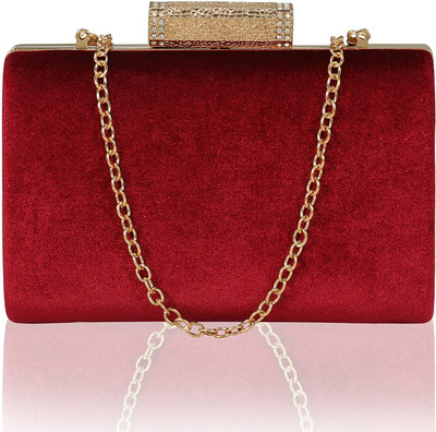 

Kleio Party Red Clutch