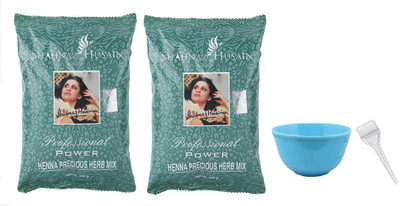 

Shahnaz Husain Henna Precious Herb Mix + Mixing Bowl + Brush(Set of 4)