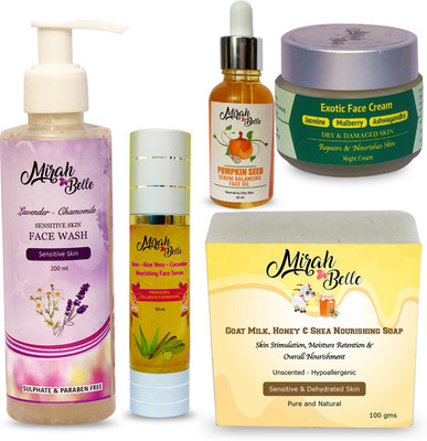 

Mirah Belle Naturals Sensitive & Hypoallergenic Gold Kit(Set of 5)