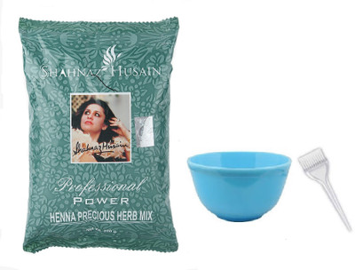 

Shahnaz Husain Henna Precious Herb Mix + Mixing Bowl + Brush(Set of 3)