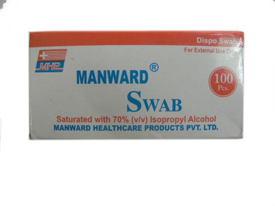 

NSC Swabs Antiseptic Prep Wipes 100 count Sterile Medium Pads Individually Sealed - Ideal for Pre-injection Skin Prepping. - Contains 70% Isopropyl Alcohol (Pack of 100)(100 Units)