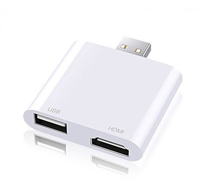 

Microware HDMI-L005 : Adapter (HD Mirroring Cable) Support for iPhone/iPad/iPod audio/video/files transfer to display/projector/TV with HDMI port Support :Lightning / Micro-USB/TYPE-C Support :1920X1080@30Hz HDMI Adapter(Compatible with IPHONE, IPAD, TV, 