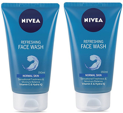 

Nivea Refreshing Face Wash Pack of 2 Face Wash(150 ml)