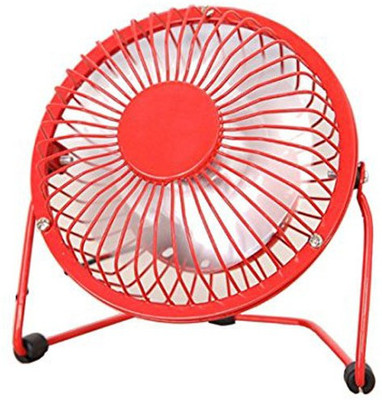 BUY GENUINE Best Buy Portable rechargeable 360 Degree rotatable clip type usb/table/ceiling Fresh Air Cooler With Fragrance Usb Mini fan/cooler with metalic body 4 Blade Table Fan(RED) available at flipkart for Rs.340