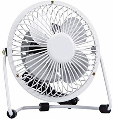 KBOOM Best Buy portable rechargeable usb powered mini fan /mini air cooler with cooling crystal wall fan/usb fan/table/ceiling fan 4 Blade Table Fan(white) available at flipkart for Rs.340