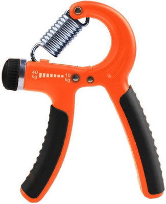 

SERVICES24X7 SERVICES24X7_Color Adjustable Forearm & Grip Strength Trainer Hand Grip (Orange, Black) Hand Grip/Fitness Grip(Orange, Black)