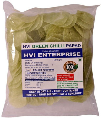 

Hvi Green_Chili Masala Papad 250 g