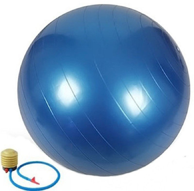 

DIVINEZON Inflatable Gym Ball Gym Ball(With Pump), Blue