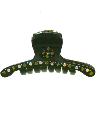 

Anuradha Art Jewellery Clutcher Hair Claw(Green)