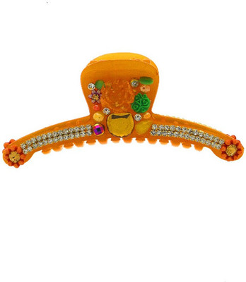 

Anuradha Art Jewellery Clutcher Hair Claw(Yellow)