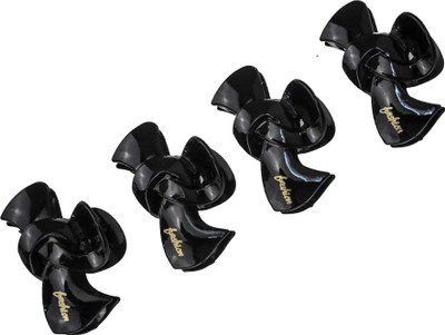 

Avmart Set of 4 Black Hair Clutcher For Women & Girls Hair Claw(Black)