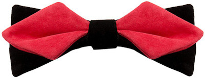 

Voylla Black & Pink Velvet Bow Tie Cum Hair Pin Hair Pin(Multicolor)