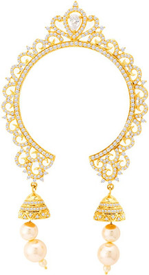 

Voylla Beautiful Gold Plated Meenakshi CZ Juda Pin Hair Pin(Gold)