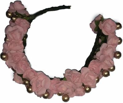 

Familia Gajra For Parties Hair Band(Pink)