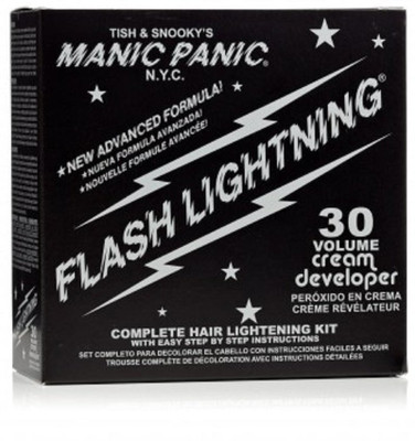 

Manic Panic Flash Lightning Hair Bleach Kit 30 Volume Hair Color(Blonde)