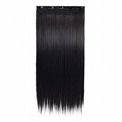 

AASA Synthetic Extension For Brides | Straight Extensions For Girls And Women (Black) Hair Extension