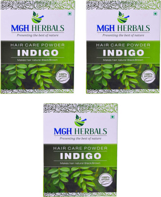 

MGH Herbals Premium Quality Indigo Powder 100gm Pack of 3(300 g)