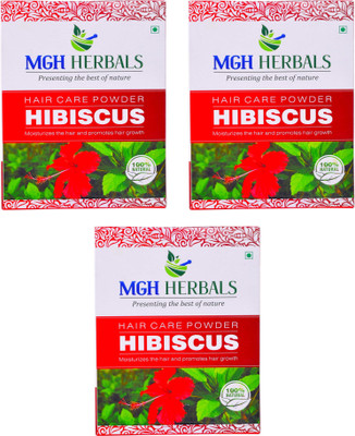 

MGH Herbals Premium Quality Hibiscus Powder 100gm Pack of 3(300 g)