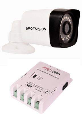Spotvision Bullet Camera 2.4 MP Weather Proof 1Pcs,Power Supply 1Pcs Security Camera(4 Channel)
