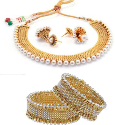 

Zeneme Copper Jewel Set(Multicolor)