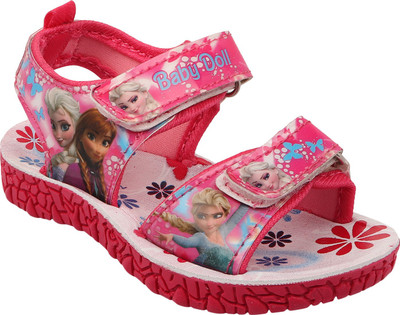 

WINDY Girls Velcro Flats(Pink