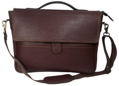 

HIND 15.6 inch Laptop Messenger Bag(Brown)