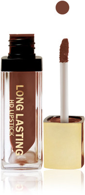 

Seven seas cosmetics makeup HD long lasting lady liquid matte lip gloss lipstick fashion color set of 1(black brown, 5 g)