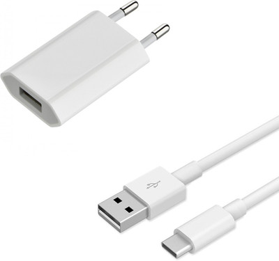 DRUMSTONE Wall Charger Accessory Combo for Mobile(White)