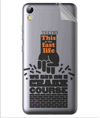 Snooky Tecno i3 pro Mobile Skin(Transparent)